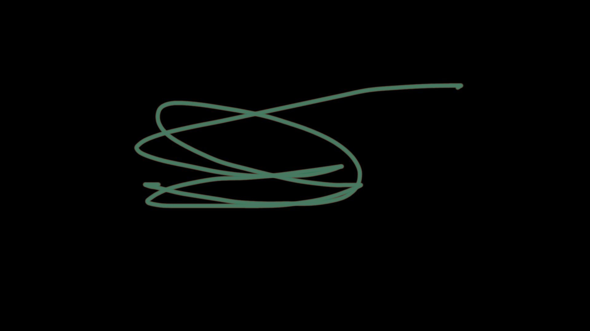 SafAEnks basis — sage continuous line on black · aSafato source